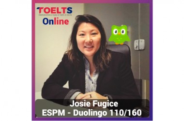 Most recent reported score - Josie Fugice